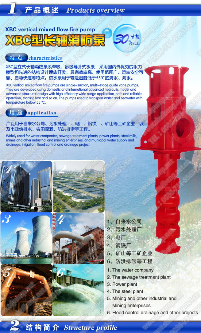 立式長軸消防泵(圖1) 立式長軸消防泵(圖1)