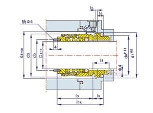 122型機械密封(圖1) 122型機械密封(圖1)